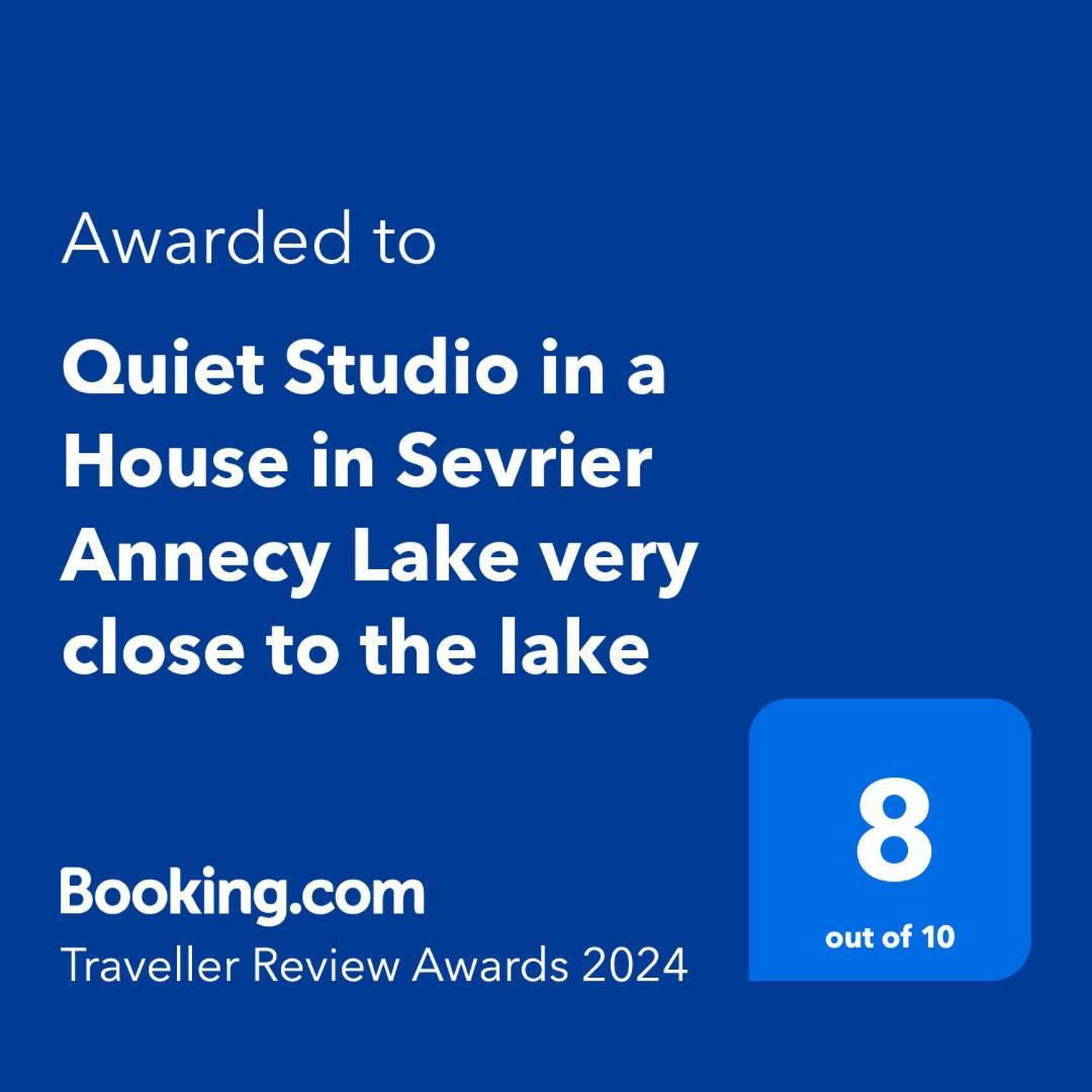 Quiet Studio In A House In Sevrier Annecy Lake Very Close To The Lake Extérieur photo