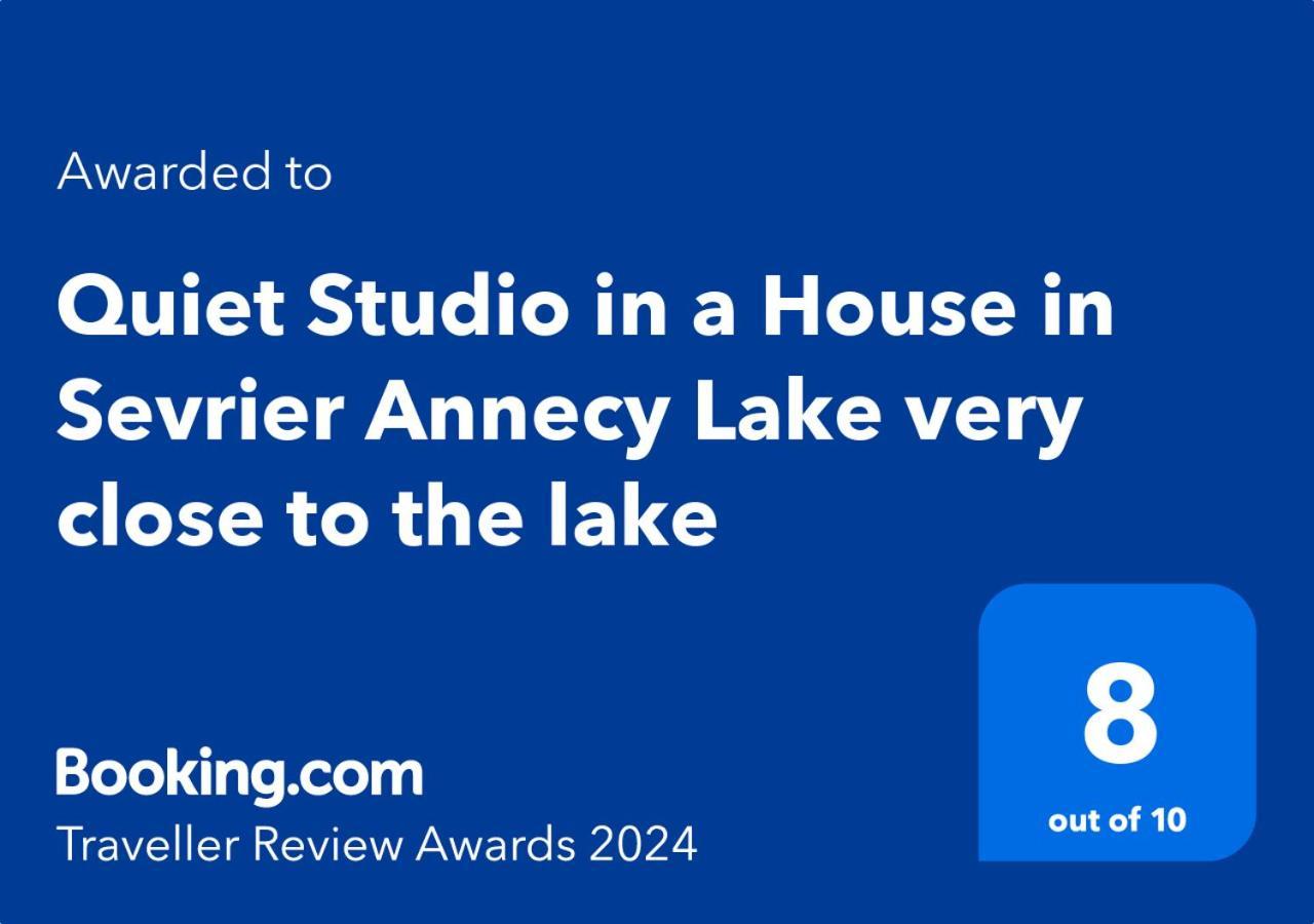 Quiet Studio In A House In Sevrier Annecy Lake Very Close To The Lake Extérieur photo